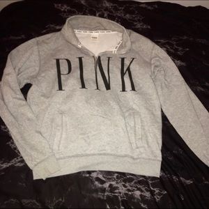 PINK Quarter-Zip Sweatshirt
